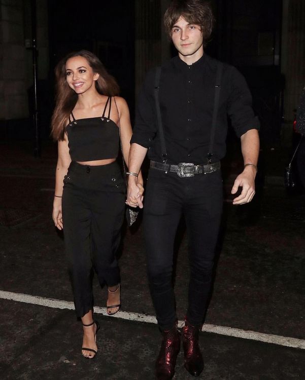 Jade with Jed whose certainly in the mix with his metallic red Crusader boots, complete with Damned 