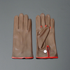 'Caine' Driving Gloves - Conker Brown Leather