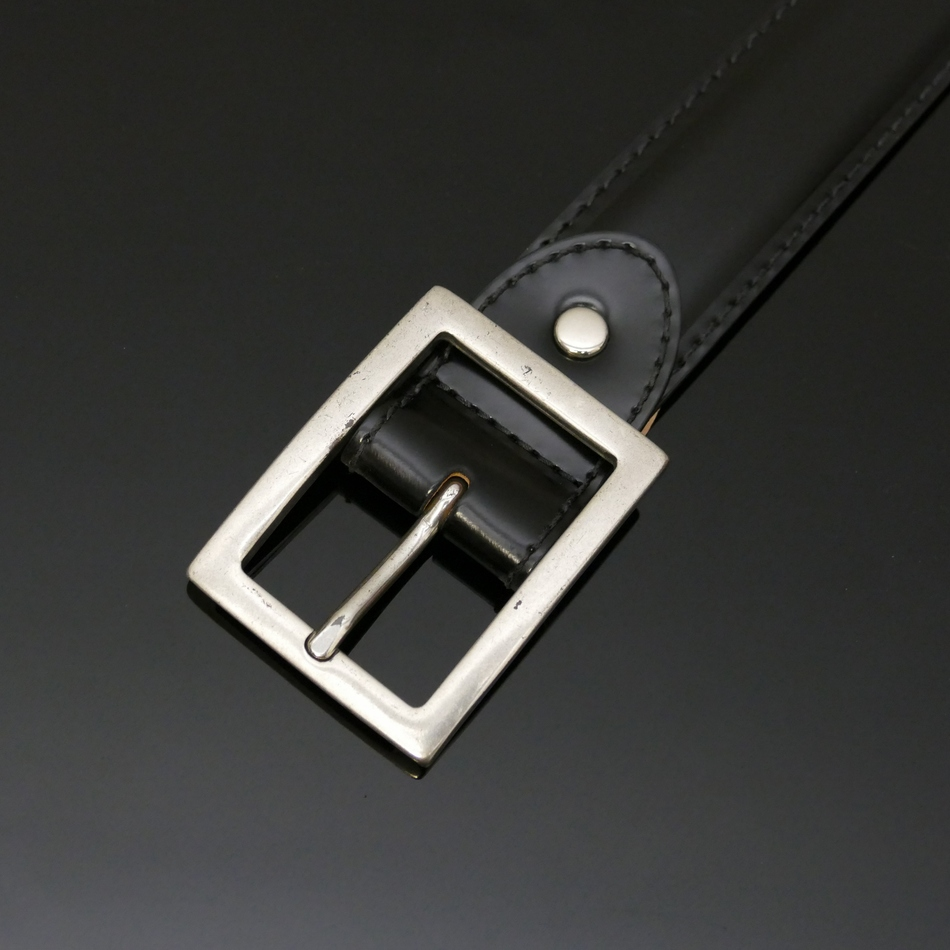 Claudio - BLACK POLISH - Classic Belt