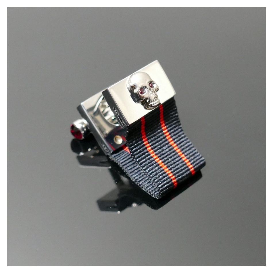 Cufflinks - Death Before Dishonour - SILVER