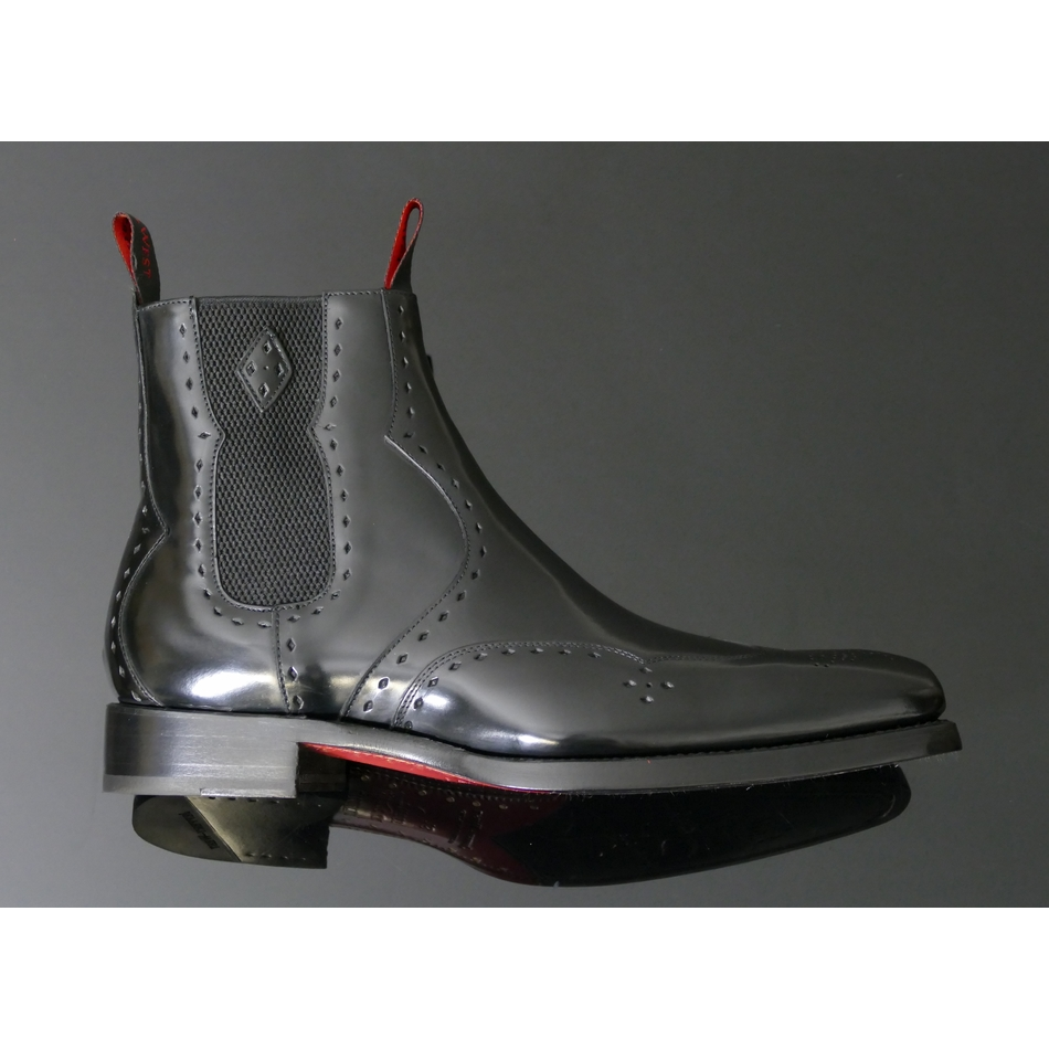 Dexter - 'Novikov' Polished Punch Chelsea Boot
