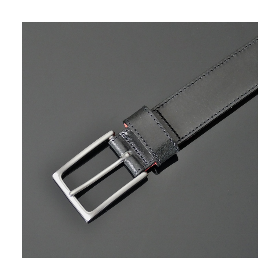 Dirk Jeans Belt - Black Calf