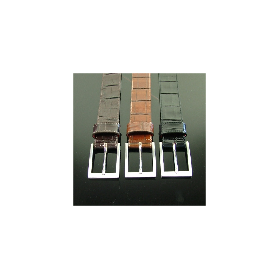 Dirk Jeans Belt - Tan Croc
