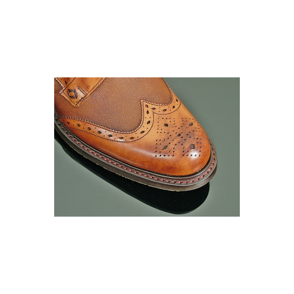 Hannibal 3101 - Classic Brogue Derby Boot with Rubber Sole