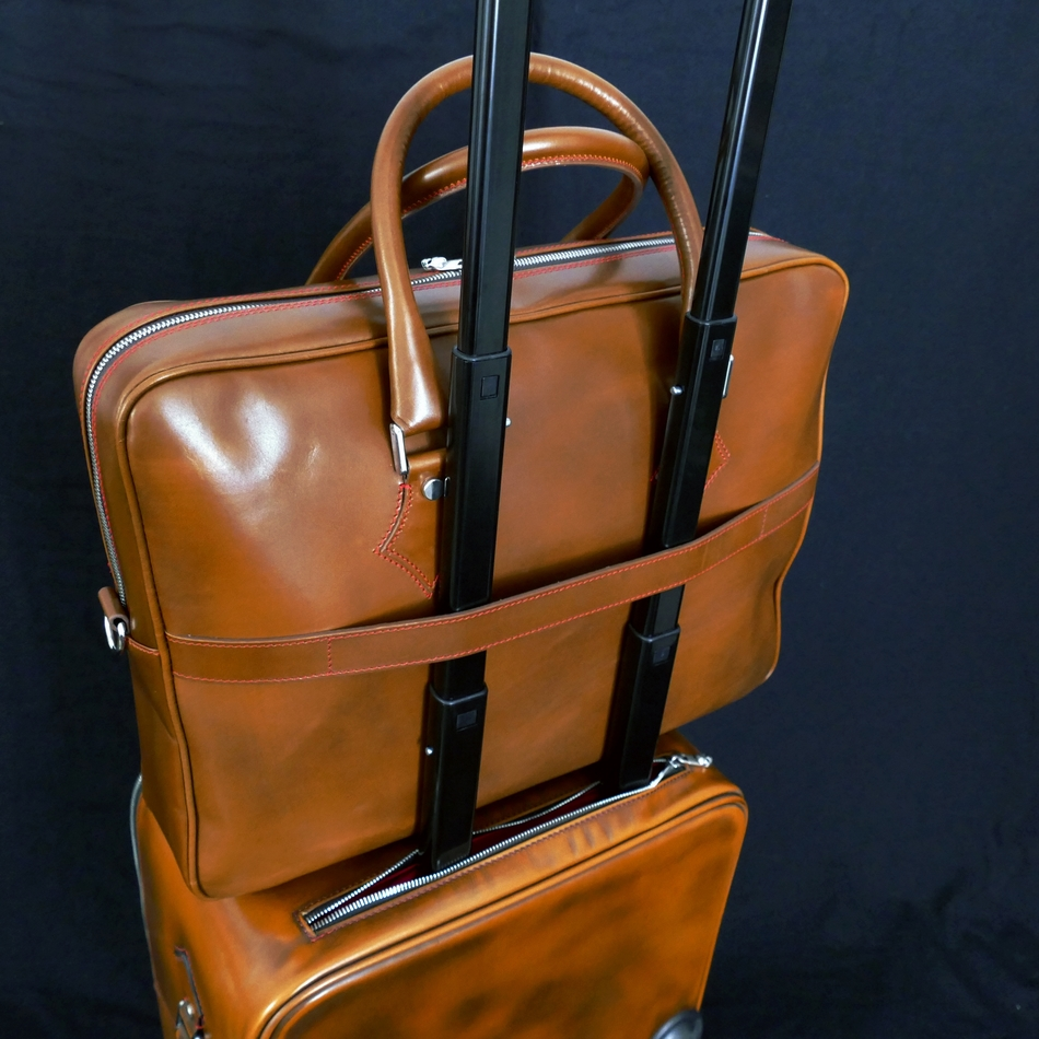 The 'Bourdain' Travel Case - Tiziano Tan Calf
