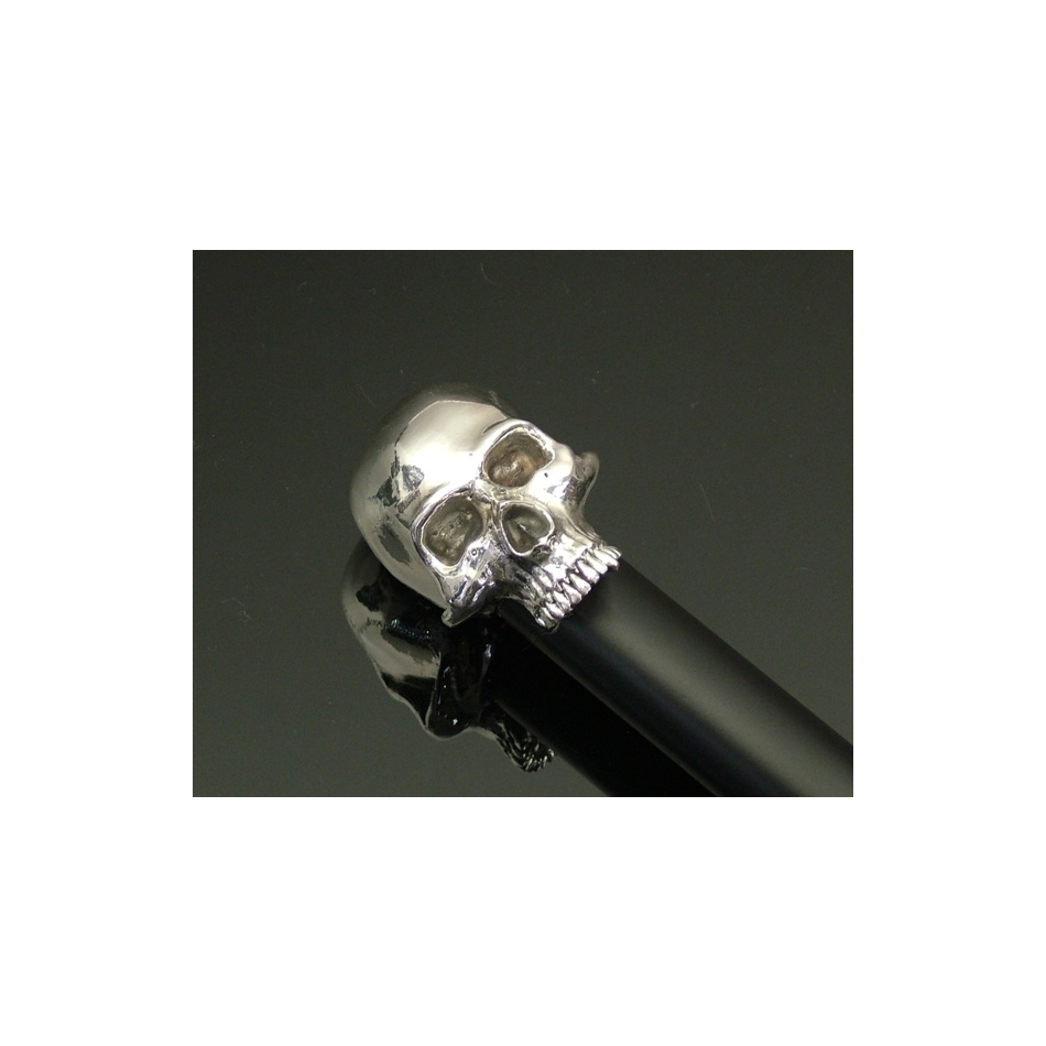 Umbrellas - Silver Byron Vampire Skull