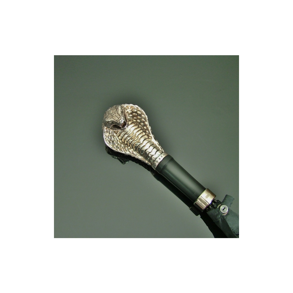 Umbrellas - Silver Spitting Cobra Head